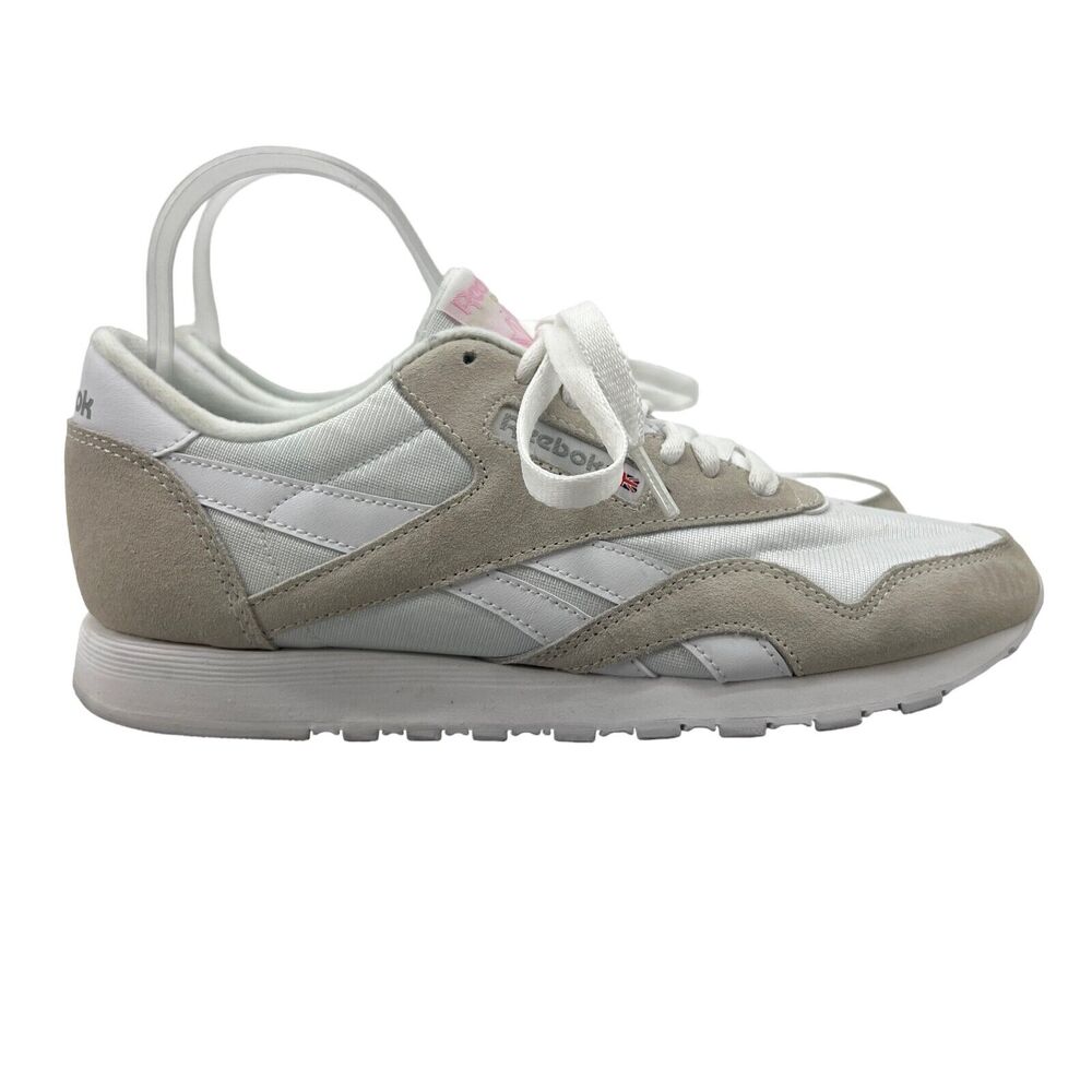Reebok Shoes Womens‎ 8.5 White Leather Classic Athletic Sneaker Retro 1Y3501